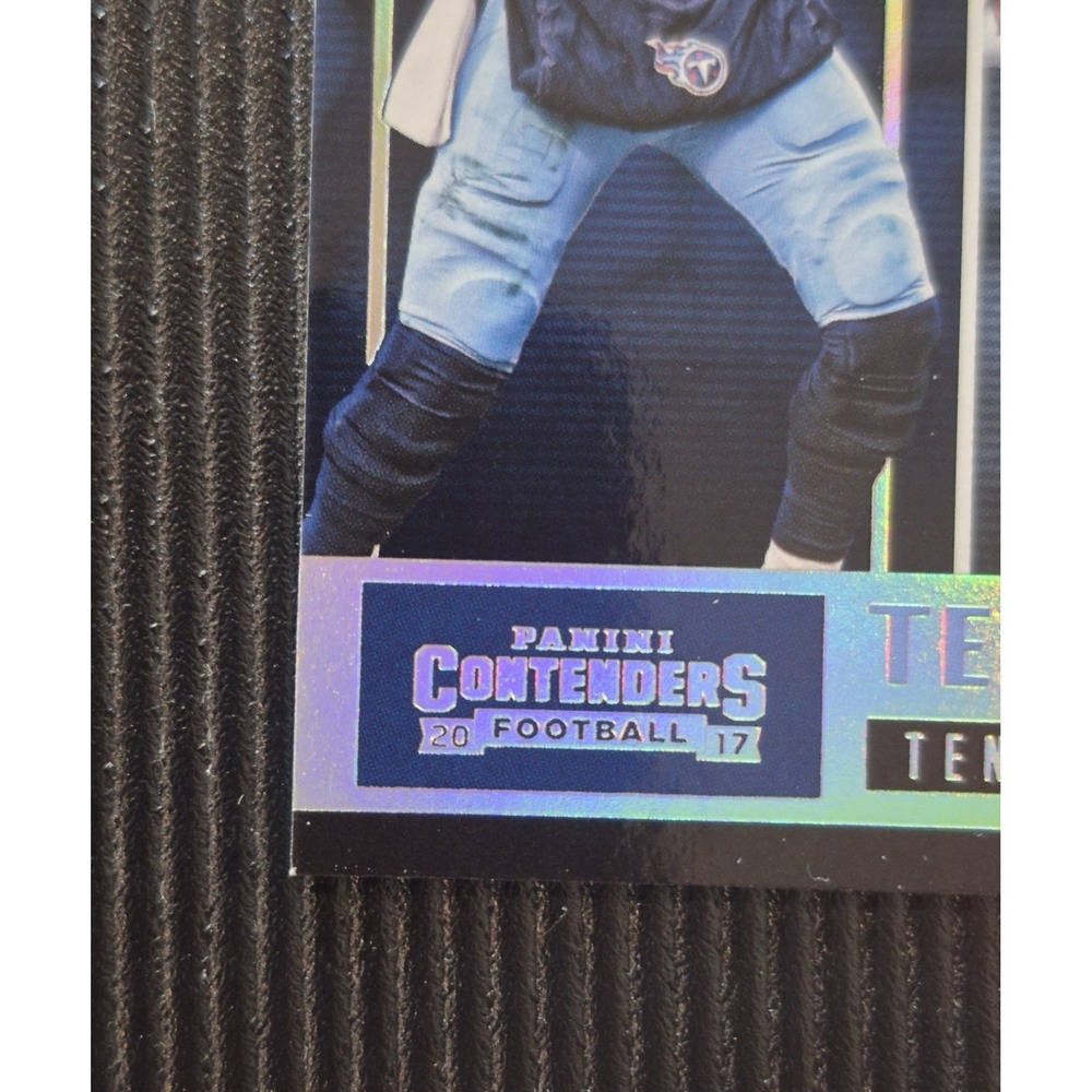 2017 Contenders Team Quads #TQ-2 Silver /199 Mariota,Davis,Murray,Decker Titans - Picture 7 of 7